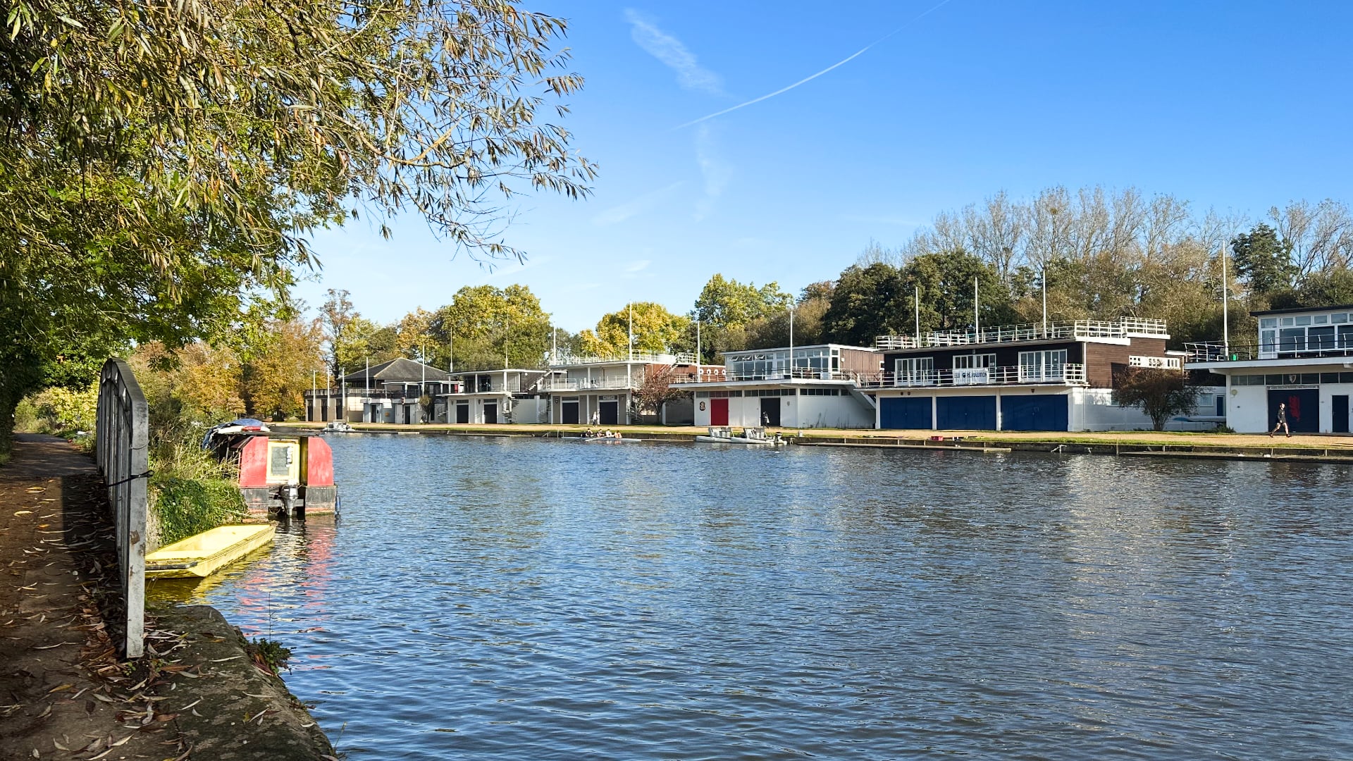 Oxford college boathouses